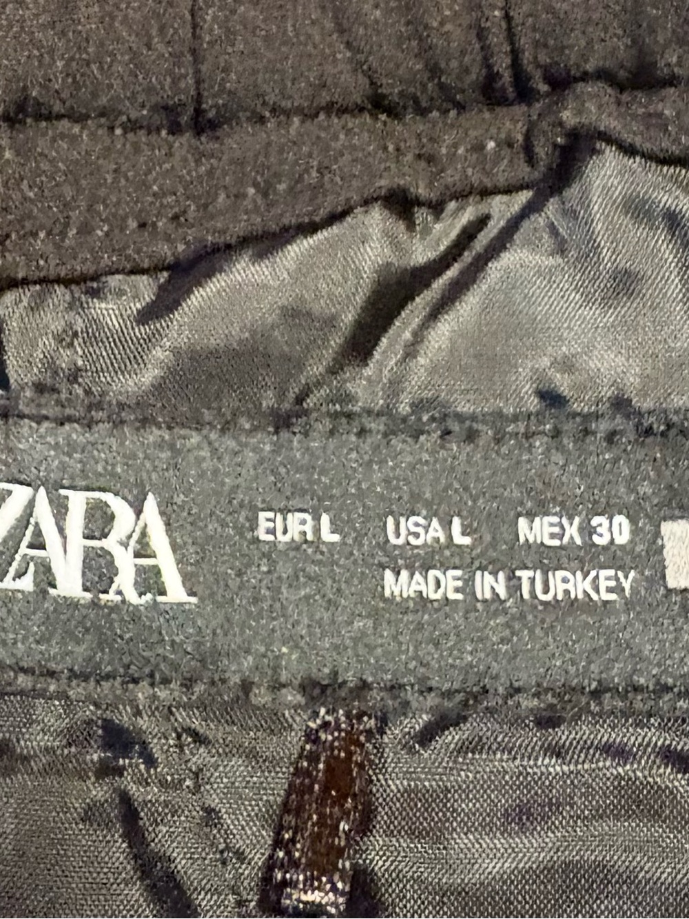Zara Women’s Black Track Pants with White Side Stripes - Picture 5 of 6